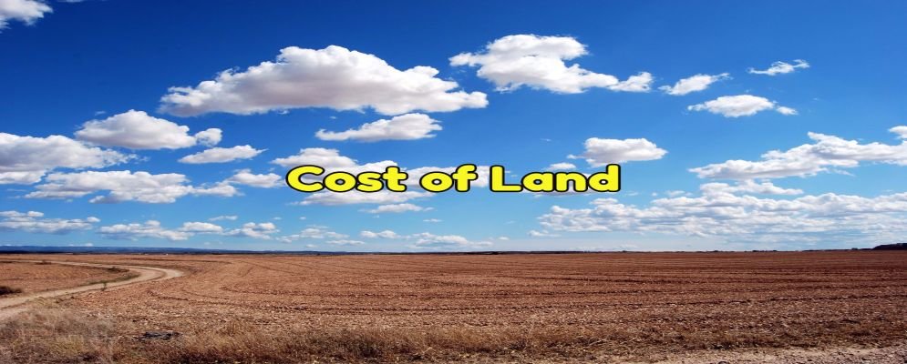 the cost of land